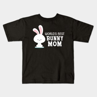 Bunny Mom - World's Bunny Mom Kids T-Shirt